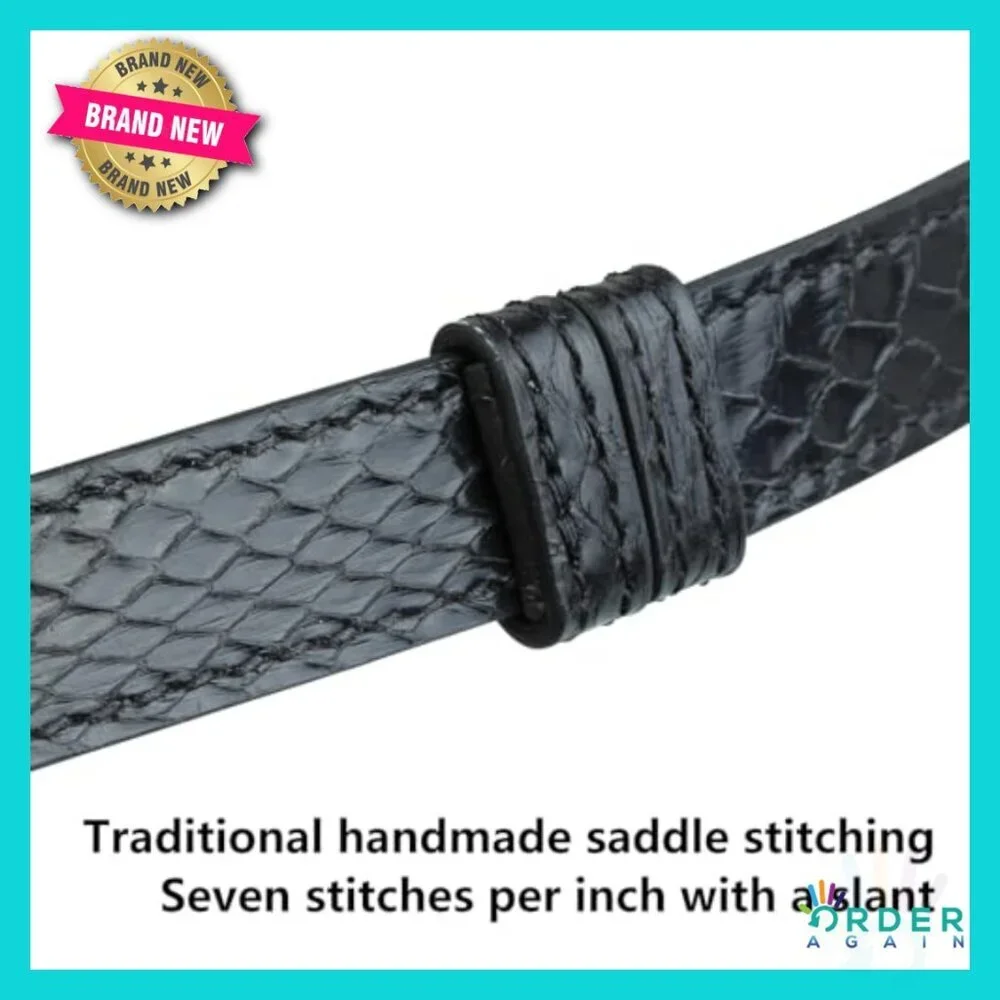 Skinny Leather Belt Adjustable Alloy Turn Lock Classic Elegant Minimal Chic